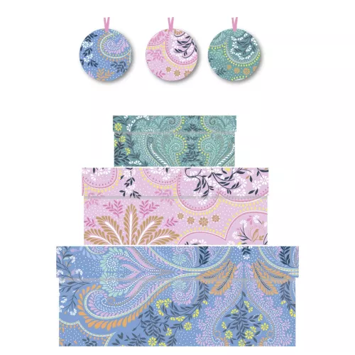 Decorative Fili, Sara Miller, Nest of 3 Boxes