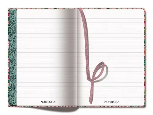 Strawberry Thief Blush, Morris & Co A5 Journal