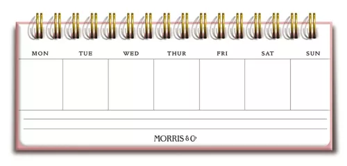 Morris & Co Weekly Planner