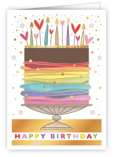 birthday cake, Mini Card