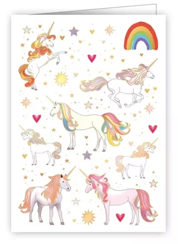 unicorns, Mini Card