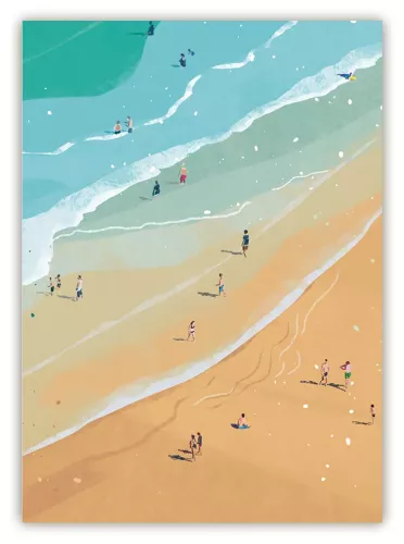 beach time, Postcard