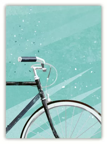bicycle, Postcard