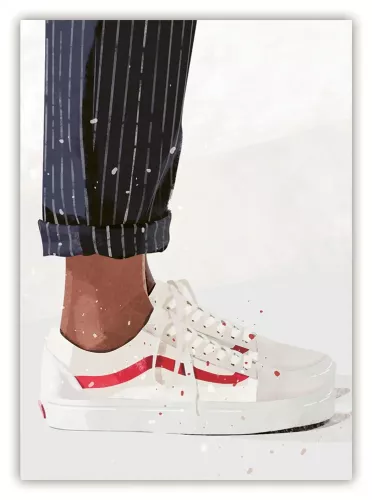 sneaker, Postcard