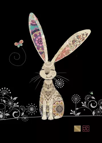 Decorative Rabbit, Greeting Card