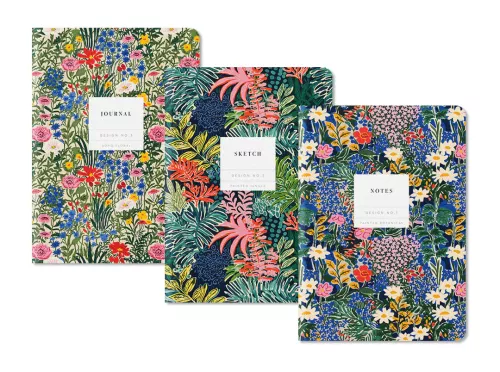 Kaleido Set No.1 3 Pack Stitched Notebooks (A5 Mini) (11761)