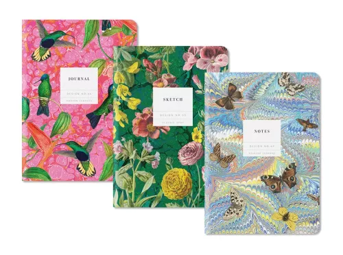 Marble Kingdom Stitched Notebook Set (12231)