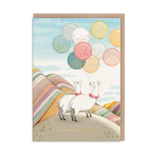 Birthday Llamas Greeting Card (12254)