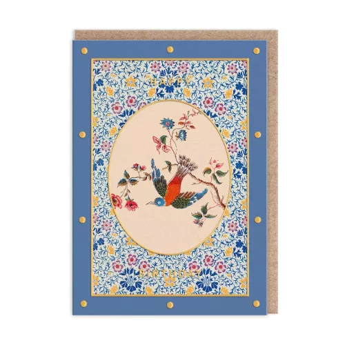 Cottagecore Bird in Flight Greeting Card (12598)