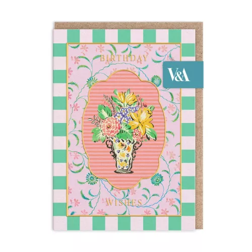 Cottagecore Large Vase Greeting Card (12601)