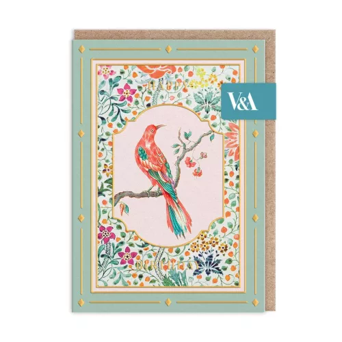 Cottagecore Bird on a Branch Greeting Card (12605)