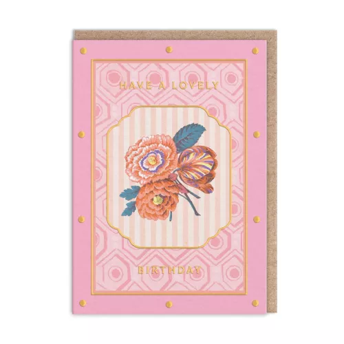 Cottagecore Flower Trio Greeting Card (12607)