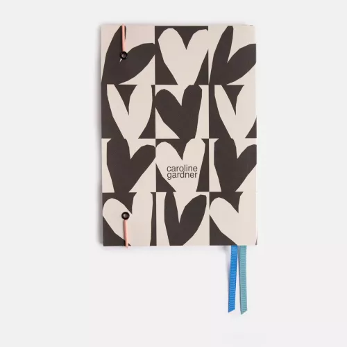 Mono Checkmate Hearts A5 Soft Cover Notebook