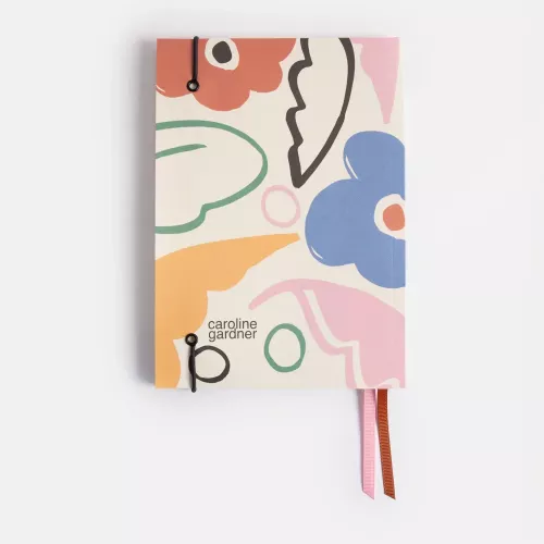 Abstract Botanical A5 Soft Cover Notebook