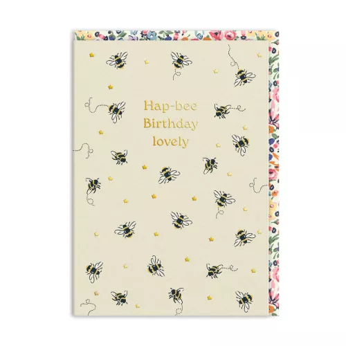 Hap-bee Bees Birthday Card