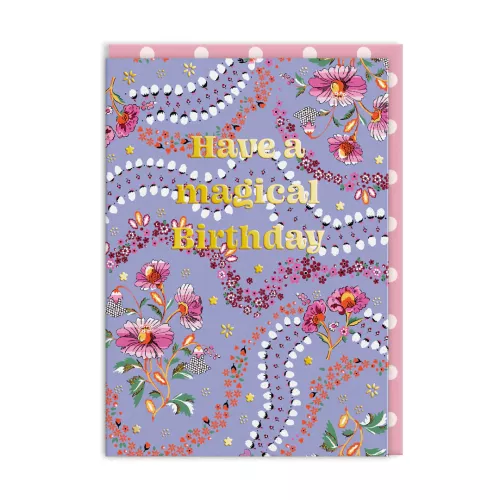 Affinity Flowers Magical Birthday Card