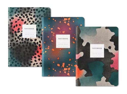 Kaleido Set No.8 | 3 Pack Stitched A5 Notebooks