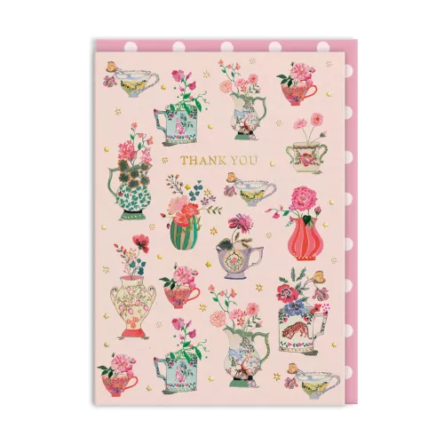 Thank you Vases Greeting Card