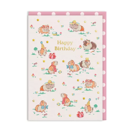 Guinea Pig Party, Greeting Card
