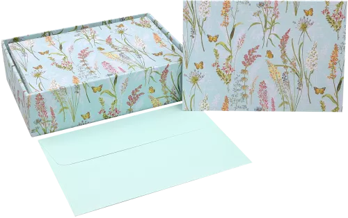 Blooms & Butterflies Note Cards