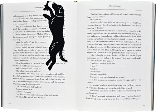 Black Lab Metal 'Hanging' Bookmark