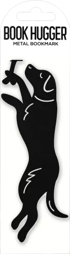 Black Lab Metal 'Hanging' Bookmark