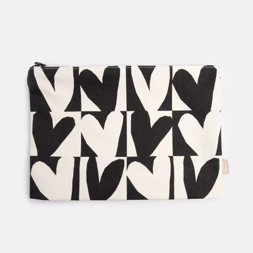 Checkmate Hearts Set of 2 Travel Pouches