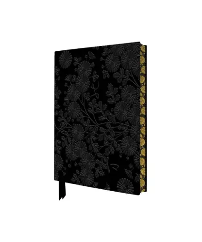 Uematsu Hobi: Box Decorated with Chrysanthemums Artisan Art Pocket Notebook