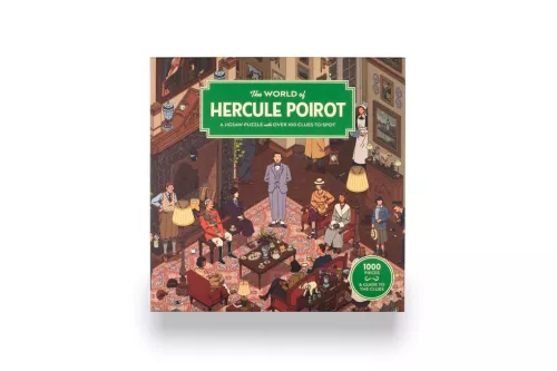 The World of Hercule Poirot, 1000 Piece Puzzle with Clues