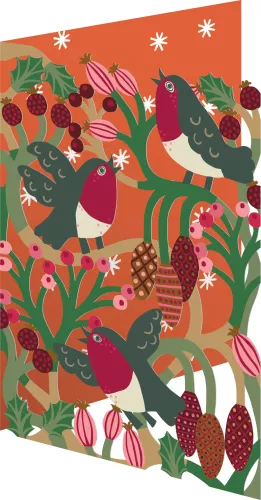 Christmas Chorus Lasercut Card