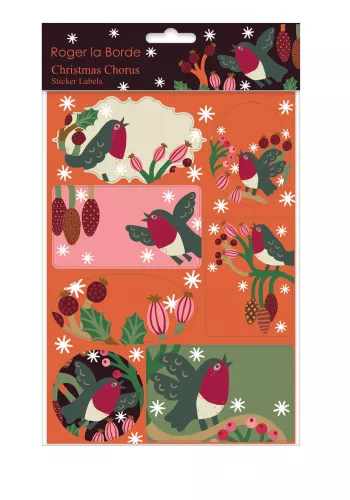Christmas Chorus Sticker Label Sheets