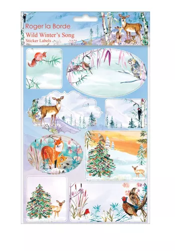 Wild Winters Song Sticker Label Sheets
