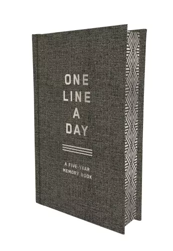 Charcoal Canvas One Line a Day: A Five-Year Memory Book