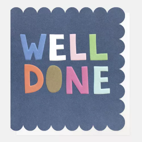 Well Done Congratulations Card
