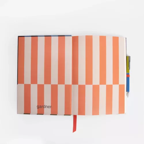 Block Stripe Casebound Notebook & Pen Set