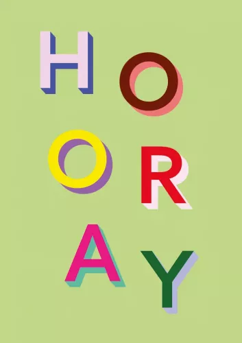 Pavilion Hooray Greeting Card