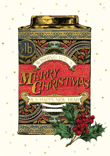 Merry Christmas Tin Penny Lane Xmas Card