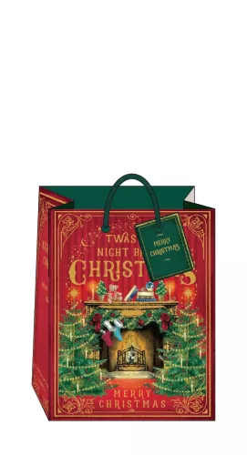 Night Before Christmas Medium Gift Bag