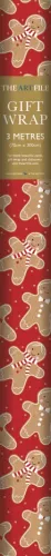 Gingerbread 3M Xmas Roll Wrap