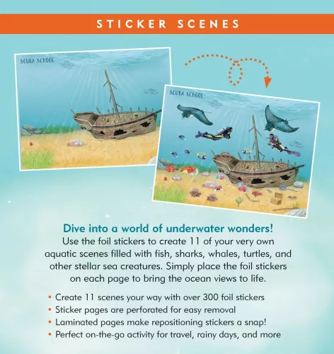 Under the Sea Sticker Scenes Book