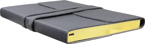 Black Leather Wrap Journal