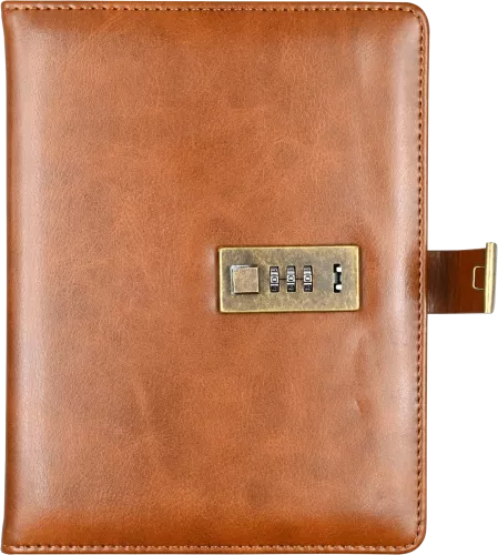 Brown Artisan Locking Journal