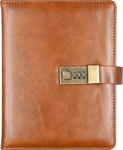 Brown Artisan Locking Journal