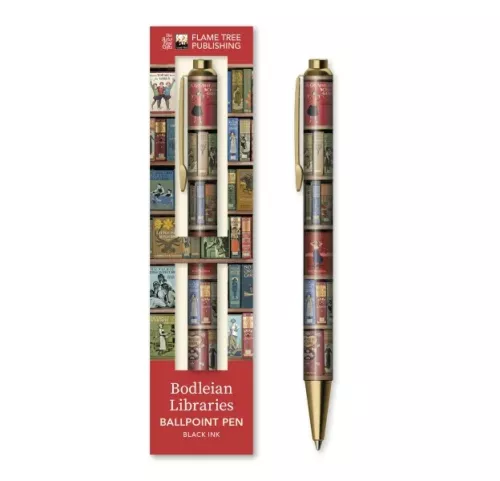 Bodleian Libraries: High Jinks Bookshelves Boxed Decorative Ballpoint pen