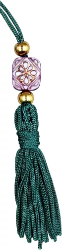 Highland Cow Beaded Bookmark