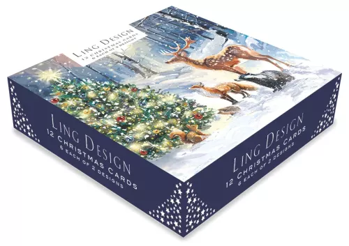 Magical Winter, Medium Solid Christmas Box