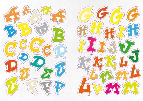 The Graffiti Alphabet Sticker Book