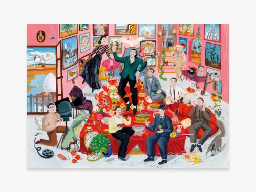 Dinner with Dalí, 1000 piece Jigsaw Puzzle