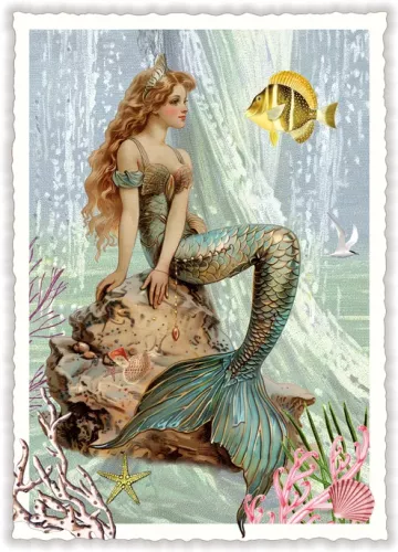 Mermaid, Postcard