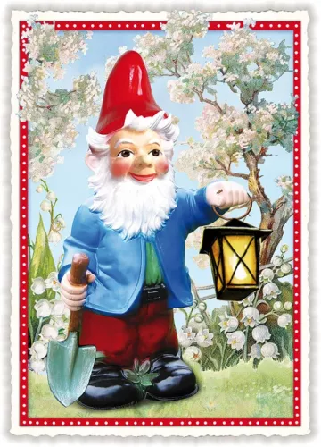 Gnome, Postcard
